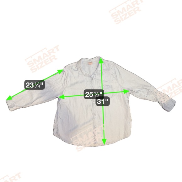 Como Vintage Light Blue Button Down Shirt - Picture 3 of 8